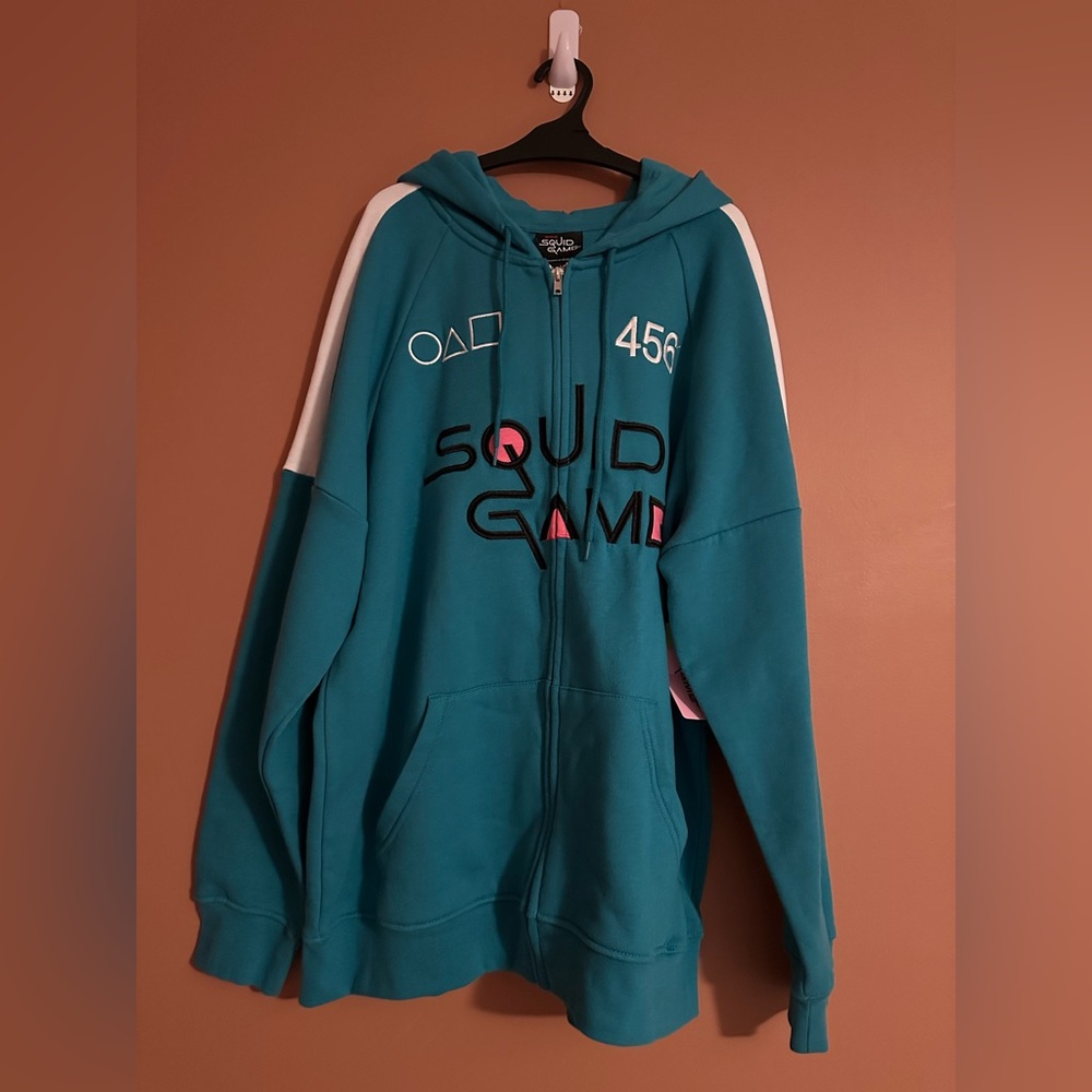 Squid Game Player 456 Replica Zippered Hoodie - BoxLunch Exclusive